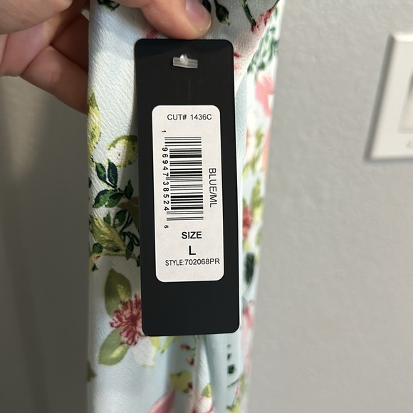 Bebe slip dress. Size M. NWT! Has a very light blue tint to it. Midi dress. - Picture 8 of 8